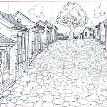 古代手绘动画场景！