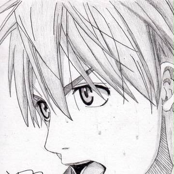 黒子シャーペン模写
