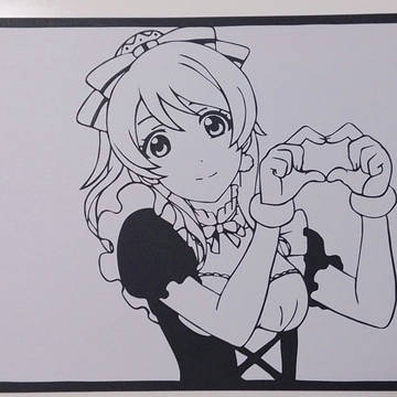 ラブライブ！ 絢瀬絵里 切り絵