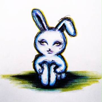 Grumpy rabbit