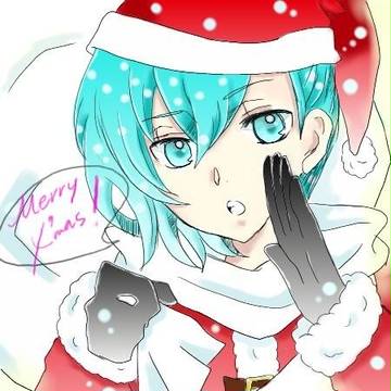 藍ちゃんサンタ♡
