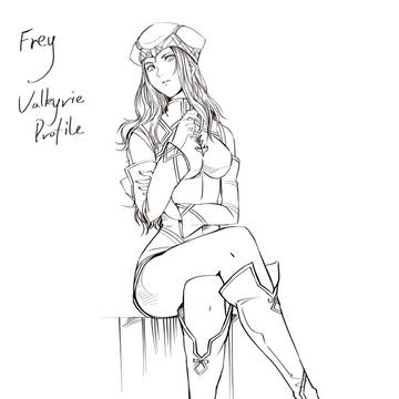 【線画】フレイ（Frey）