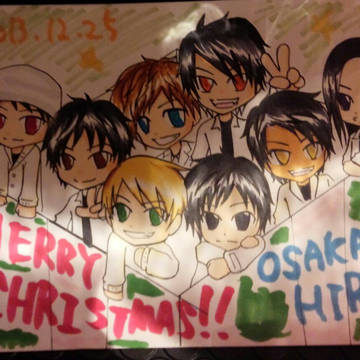 遅れクリスマス絵