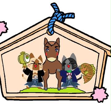 年賀状イラスト午年 ver.2