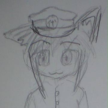 乗艦を提督代理として落書き