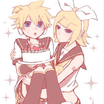 リン&レンハピバ！！