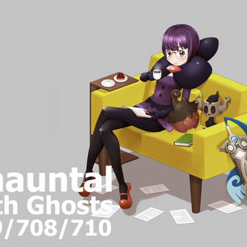 Shauntal with Ghosts 2