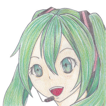 色えんぴつミクさん