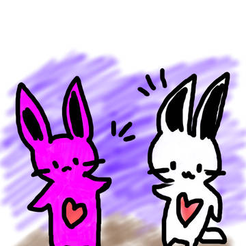 うさぎをどうぞ〜☆
