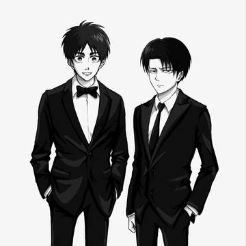 スーツのリヴァイ エレン Part2