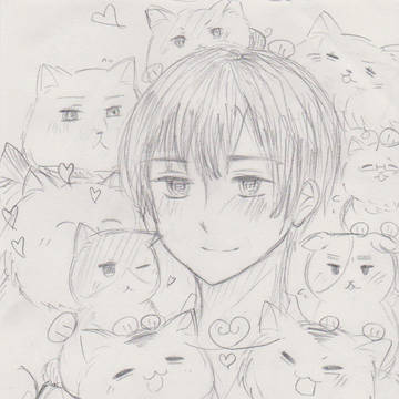 猫と爺