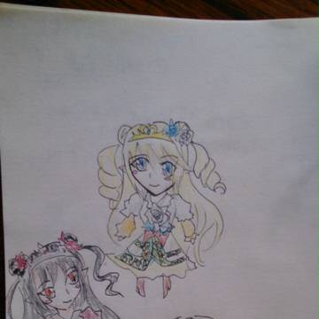 美しき二つの花 漫画&ラフ設定など。