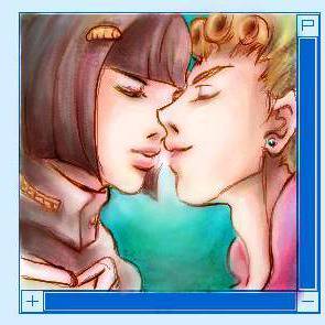 幸せなキス