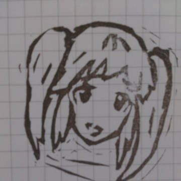 緒方智絵里 消しゴム判子
