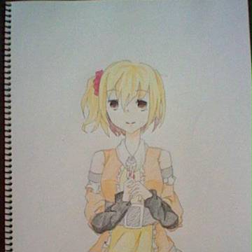 桃ちゃん(色塗りました)
