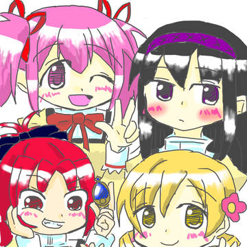 魔法少女全員集合