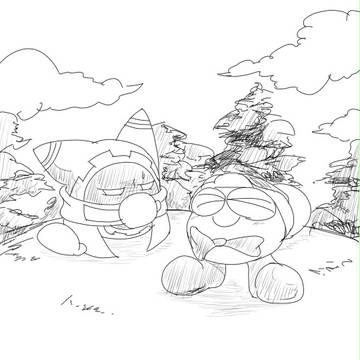 小説用挿絵