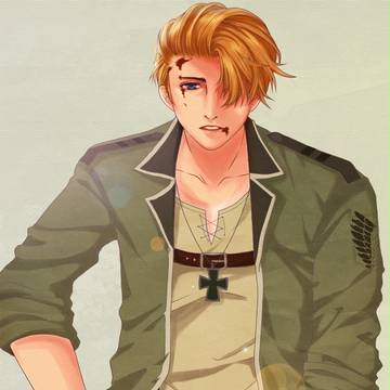 Germany as Eren Jaeger