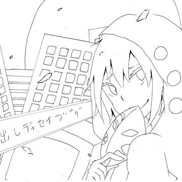 桜宮ちゃん動画用線画