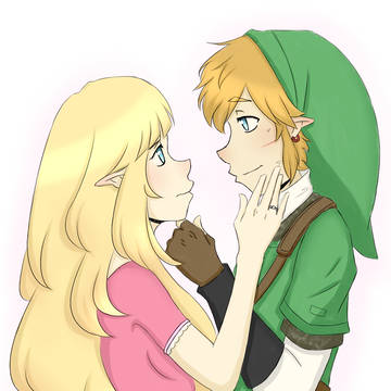 リンクとゼルダ