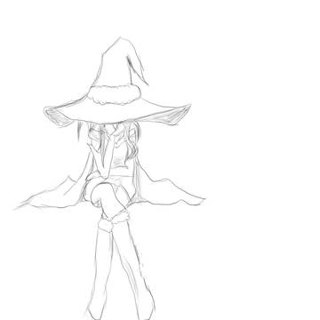 りらさん描こうとしたらただの魔女っ子になったけどとりあえずうｐ