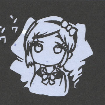 【切り絵】そわそわエミリー