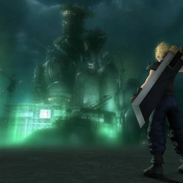FF7 title 3D fan art