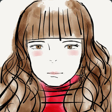 赤いマフラー【iPad】