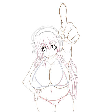 今期のおっぱい(線画)