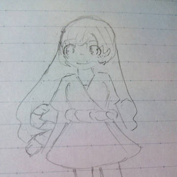 手書き夢主(下書き)