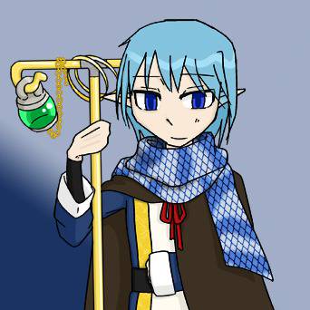 NPCの病弱エルフ