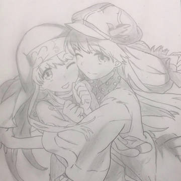 アリサちゃん×インデックスさん(久々の模写)