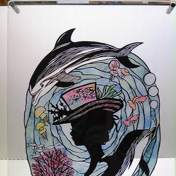 【切り絵】MARINE