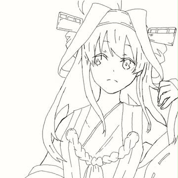 金剛　線画