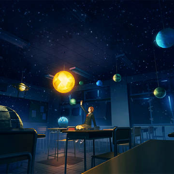リアルプラネタリウム。