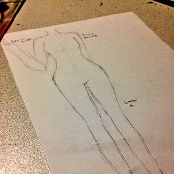 身体を描こうとしたんですよ?