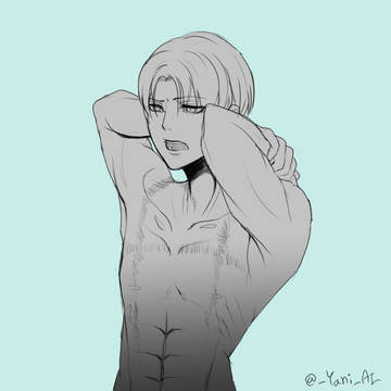 リヴァイ,エルヴィン きんにく...