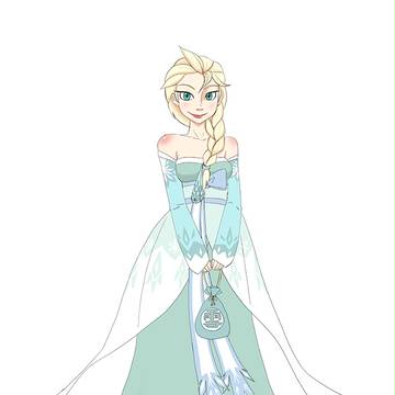 Frozen Elsa Korean Dress Version