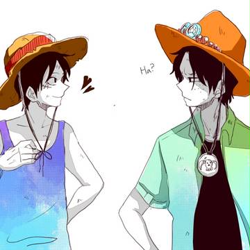 ルフィ ＆  エイス