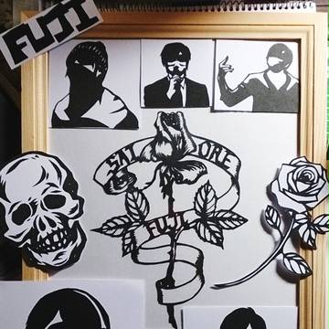 【切り絵】フジフジフジ！！！