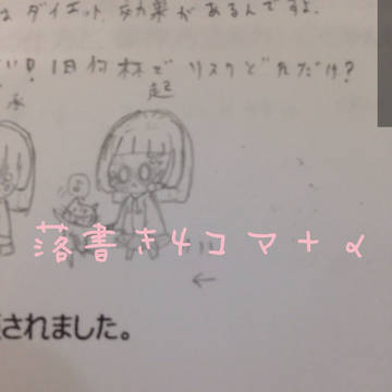 落書き4コマ+α