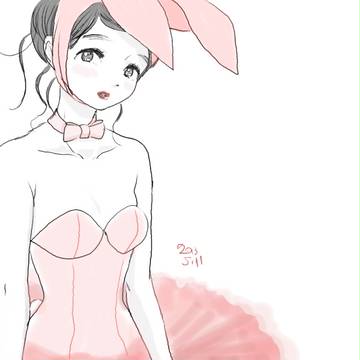 バニー　ピンク