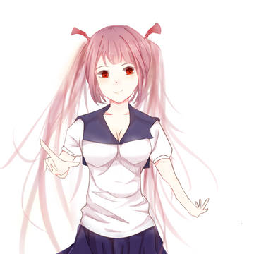 粉发娘