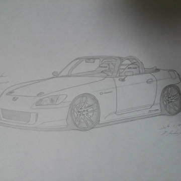 落書きS2000。