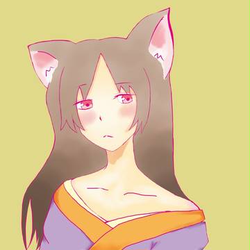 猫耳と着物