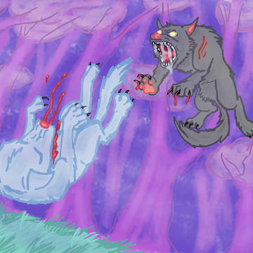 Flaky Werewolf Comic. Pg 4