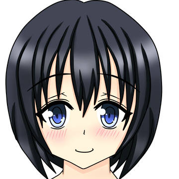 正面顔