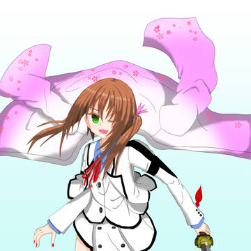 少女と刀