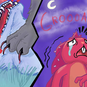 Flaky Werewolf Comic. Pg 5