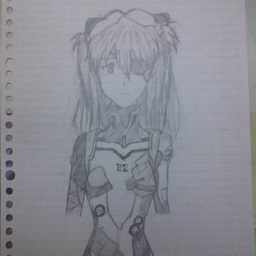アスカ描いてみた